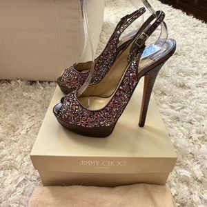 Jimmy Choo sparkle heels